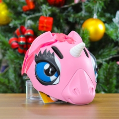 Nón Bảo Hiểm Cho Bé KIDS Unicorn 3D Siêu Cute Màu Hồng