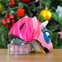 Nón Bảo Hiểm Cho Bé KIDS Unicorn 3D Siêu Cute Màu Hồng