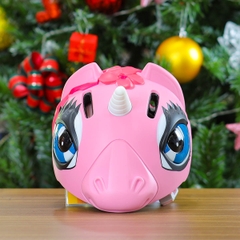 Nón Bảo Hiểm Cho Bé KIDS Unicorn 3D Siêu Cute Màu Hồng