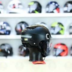 Nón 1/2 Falcon BEE Đen Nhám FREESHIP