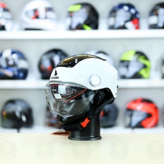 Nón 1/2 Falcon BEE Trắng Bóng FREESHIP