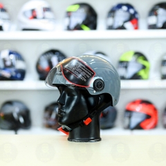 Nón 1/2 Falcon F09 Xi Măng Bóng FREESHIP