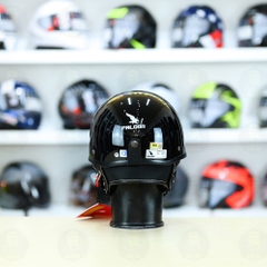 Nón 1/2 Falcon F10 Đen Bóng FREESHIP