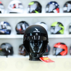 Nón 1/2 Falcon F10 Đen Nhám FREESHIP