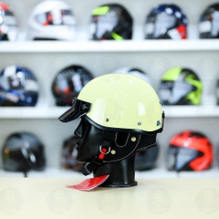 Nón 1/2 Falcon F10 Vàng Bóng FREESHIP