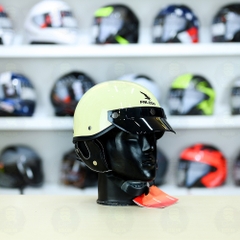 Nón 1/2 Falcon F10 Vàng Bóng FREESHIP