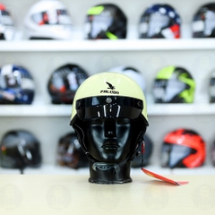 Nón 1/2 Falcon F10 Vàng Bóng FREESHIP