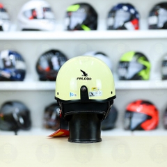 Nón 1/2 Falcon F10 Vàng Bóng FREESHIP