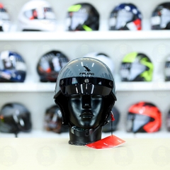 Nón 1/2 Falcon F10 Xi Măng Bóng FREESHIP