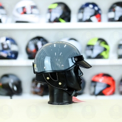 Nón 1/2 Falcon F10 Xi Măng Bóng FREESHIP