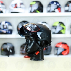 Nón 1/2 Falcon F19 Đen Nhám FREESHIP