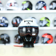 Nón 1/2 Falcon F19 Trắng Bóng FREESHIP