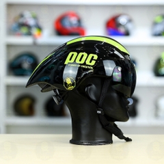 Nón POC P01 FREESHIP - Đen Xanh Lá Bóng