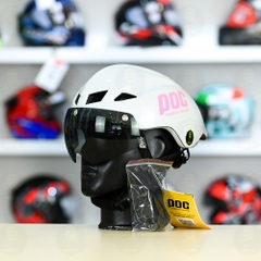Nón POC P01 FREESHIP - Trắng POC Hồng Bóng