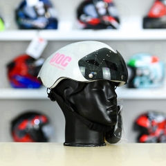 Nón POC P01 FREESHIP - Trắng POC Hồng Bóng