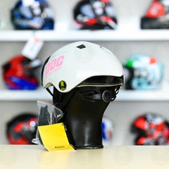 Nón POC P01 FREESHIP - Trắng POC Hồng Bóng