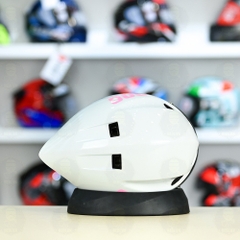 Nón POC P01 FREESHIP - Trắng POC Hồng Bóng