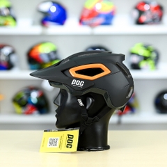 Nón POC P18 2022 FREESHIP - Đen Cam Nhám