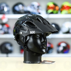 Nón ROC R15 FREESHIP - Đen Bóng