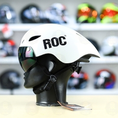 Nón ROC R16 FREESHIP - Trắng Bóng