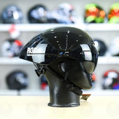 Nón ROC R18 FREESHIP - Đen Bóng