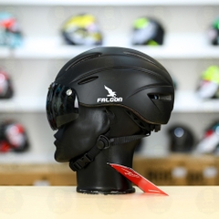 Nón Thể Thao POC Falcon City Đen Nhám FREESHIP