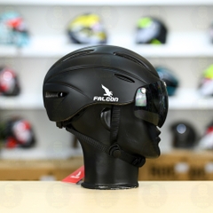 Nón Thể Thao POC Falcon City Đen Nhám FREESHIP