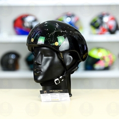 Nón Thể Thao Royal MD16 Freesize FREESHIP - Đen Bóng