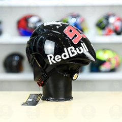 Nón Thể Thao Royal MD16 Freesize FREESHIP  Đen Bóng - Dán Tem Decal Red Bull