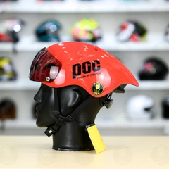 Nón Thể Thao POC P01 FREESHIP - Đỏ Carot Bóng