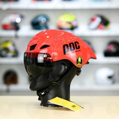 Nón Thể Thao POC P01 FREESHIP - Đỏ Carot Bóng