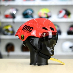 Nón Thể Thao POC P01 FREESHIP - Đỏ Carot Bóng