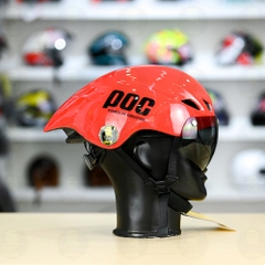 Nón Thể Thao POC P01 FREESHIP - Đỏ Carot Bóng