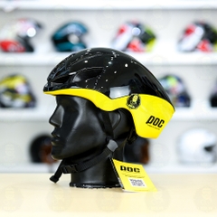 Nón Thể Thao POC P02 Đen Vàng Bóng  FREESHIP