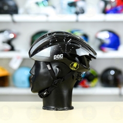 Nón POC P15 2022 FREESHIP - Đen Xám Bóng