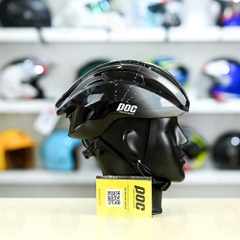 Nón POC P15 2022 FREESHIP - Đen Xám Bóng