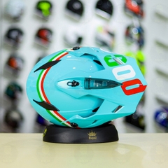 Nón Dual Sport POC POWER Xanh Ngọc Leopard FREESHIP