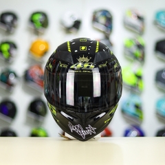 Mũ Royal M138b Đen Bóng + Tặng Dán Tem Decal AGV PROJECT 46 Vàng FREESHIP