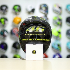 Mũ Royal M138b Đen Bóng + Tặng Dán Tem Decal AGV PROJECT 46 Vàng FREESHIP