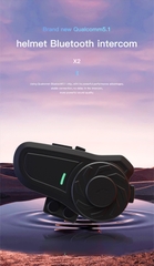 (NEW) Tai Nghe Bluetooth Intercom X2 5.1 V2 2025 Chia Sẻ Nhạc Freeship