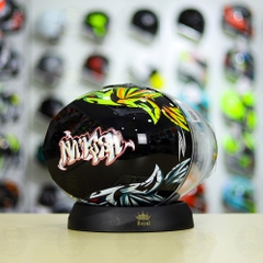 Mũ 3/4 Zeus 205 + Dán Tem Kurama FREESHIP