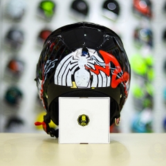 Mũ 3/4 Zeus 205 + Dán Tem Venom V2 Freeship