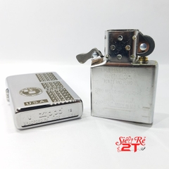 Zippo Mỹ 2019 Chrome bóng khắc chủ đề Zippo - New Fullbox