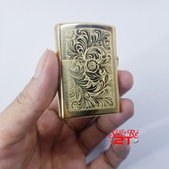 Zippo Venetian Brass 352B - Zippo Chính Hãng Brass Hoa Văn Ven Ý (New box)