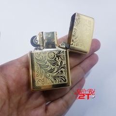 Zippo Venetian Brass 352B - Zippo Chính Hãng Brass Hoa Văn Ven Ý (New box)
