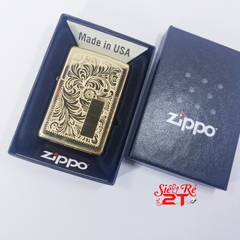 Zippo Venetian Brass 352B - Zippo Chính Hãng Brass Hoa Văn Ven Ý (New box)