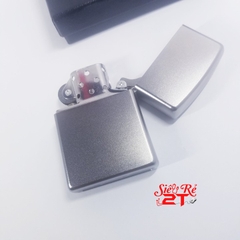 Zippo Satin Chrome 205 - Zippo Chính hãng Mỹ mạ Satin (Newbox)