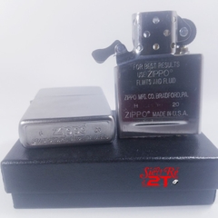 Zippo Satin Chrome 205 - Zippo Chính hãng Mỹ mạ Satin (Newbox)