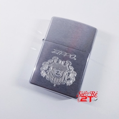 Zippo Mỹ XIII La mã 1997 Brushed Chrome Chủ đề Zippo khắc ăn mòn (New)