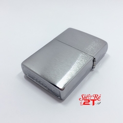 Vỏ Zippo Brush Chrome 200 Chính Hãng Mỹ - Vỏ Chrome phay xước (Newbox)